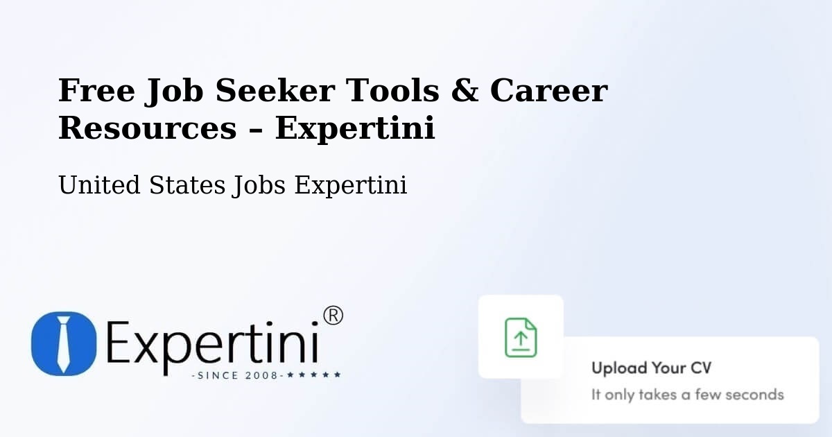 Free Job Seeker Tools & Career Resources – Delavan - Delavan, United States Jobs Expertini